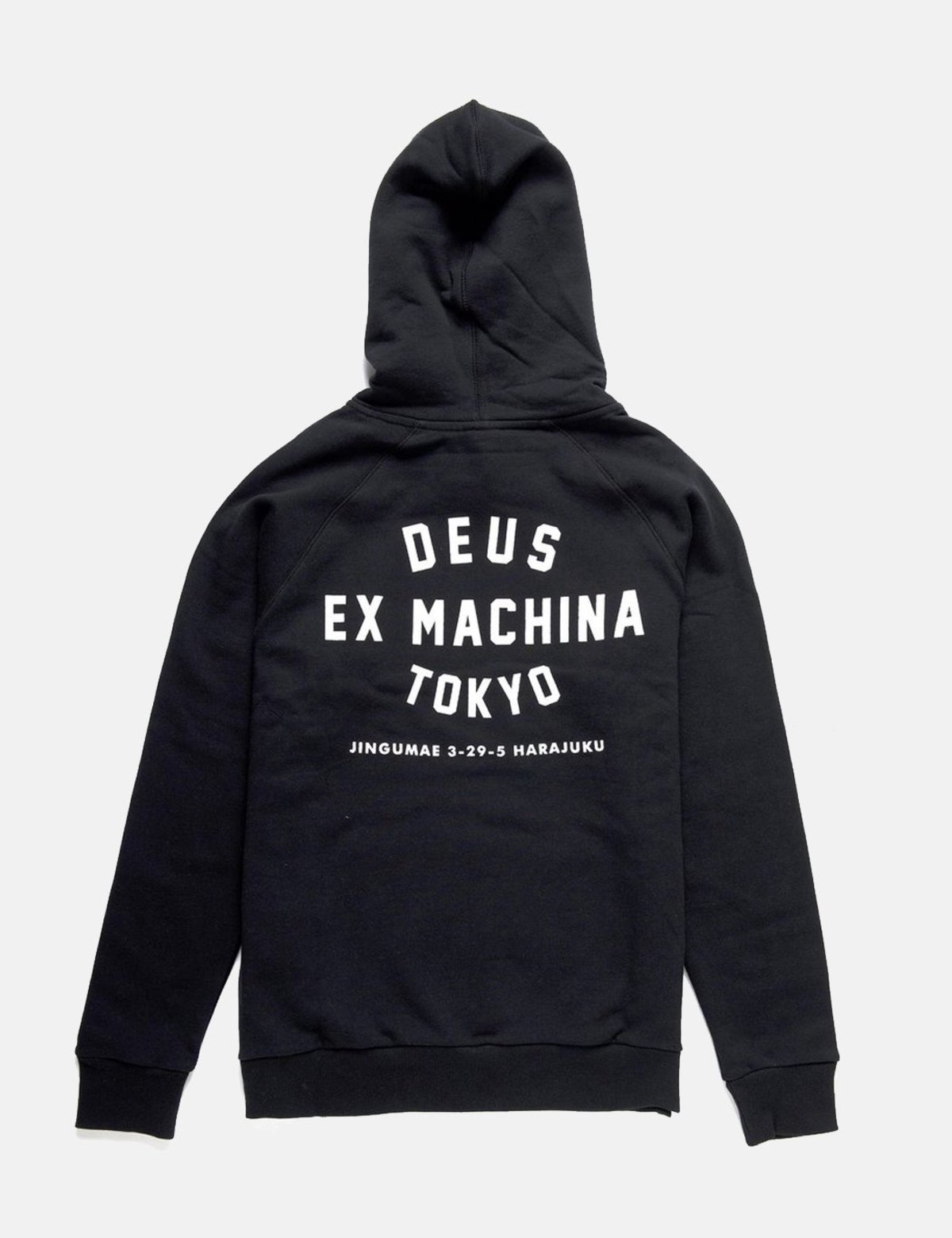 Deus Ex Machina Tokyo Address Hoodie SWEATER - Black - Image 7 of 8