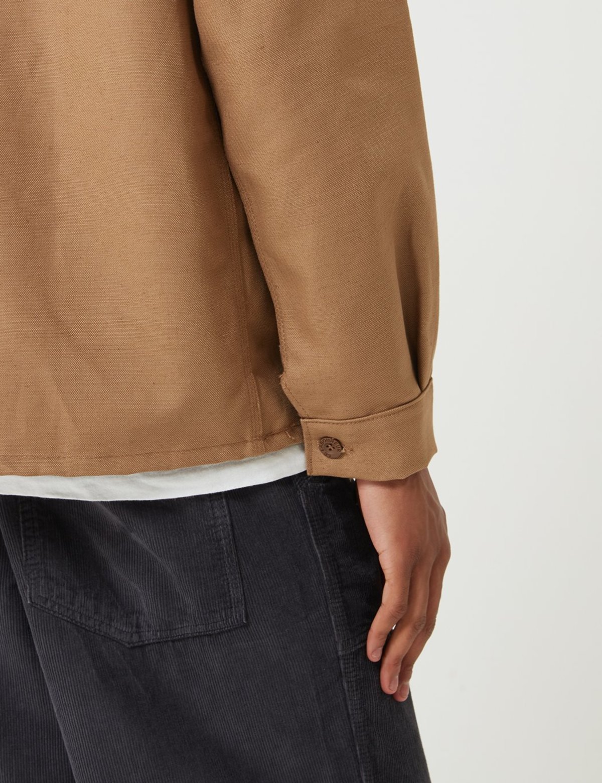 Le Laboureur Work Jacket (Linen) - Light Brown - Image 5 of 5