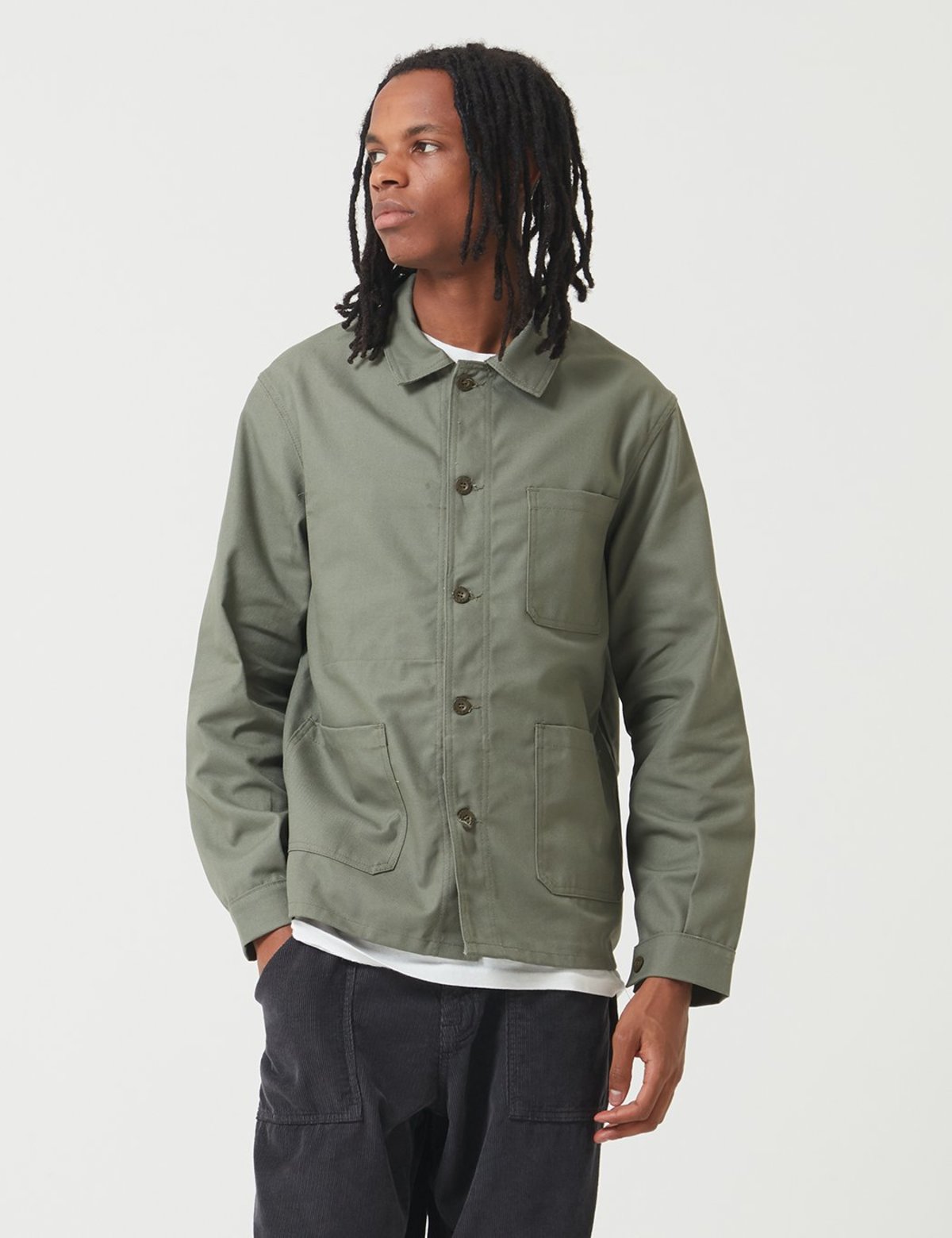Le Laboureur Work Jacket - Light Green - Image 3 of 6