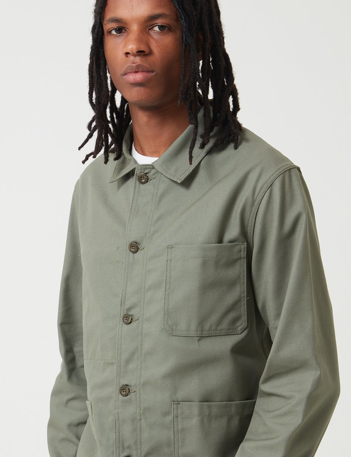 Le Laboureur Work Jacket - Light Green - Image 4 of 6