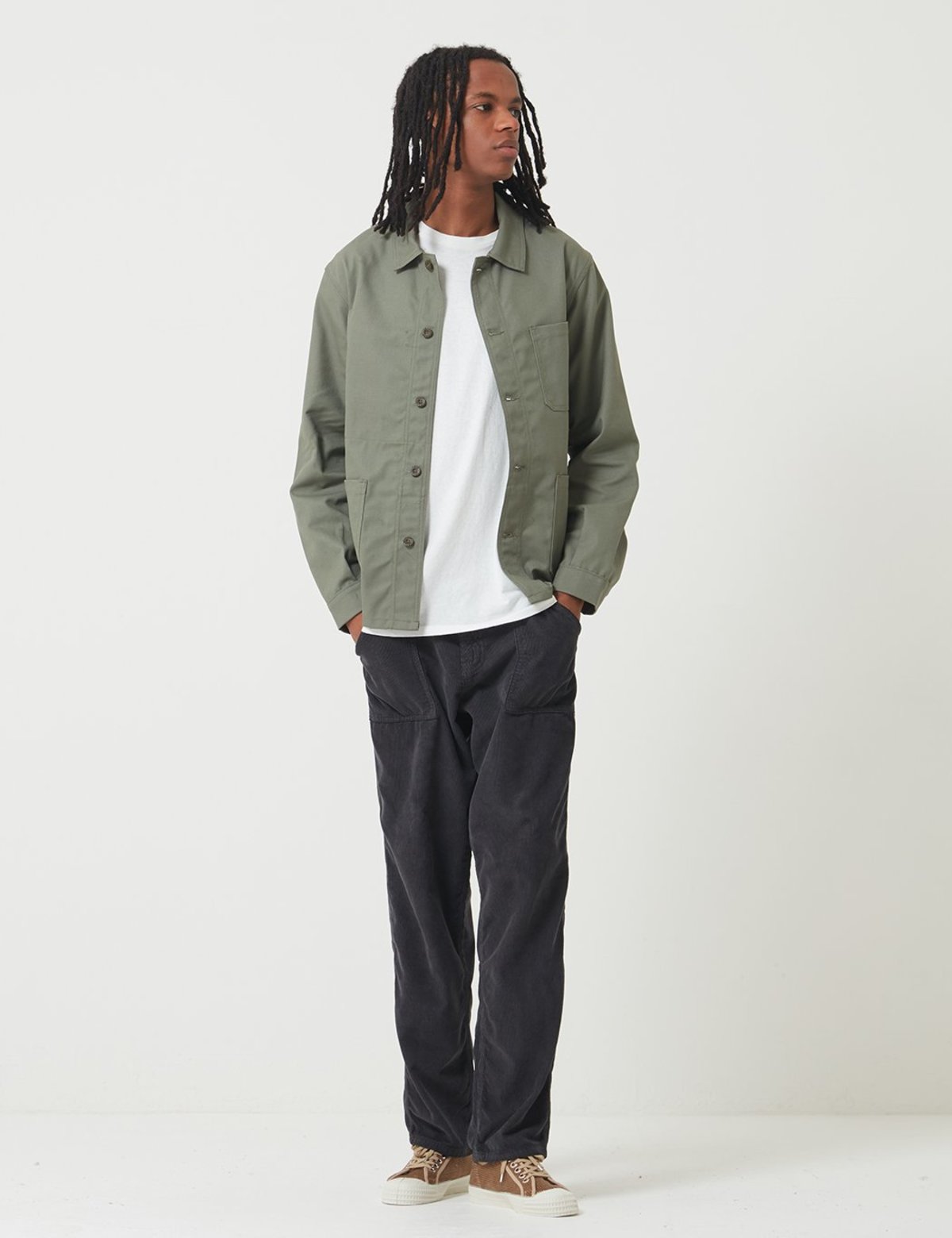 Le Laboureur Work Jacket - Light Green - Image 1 of 6