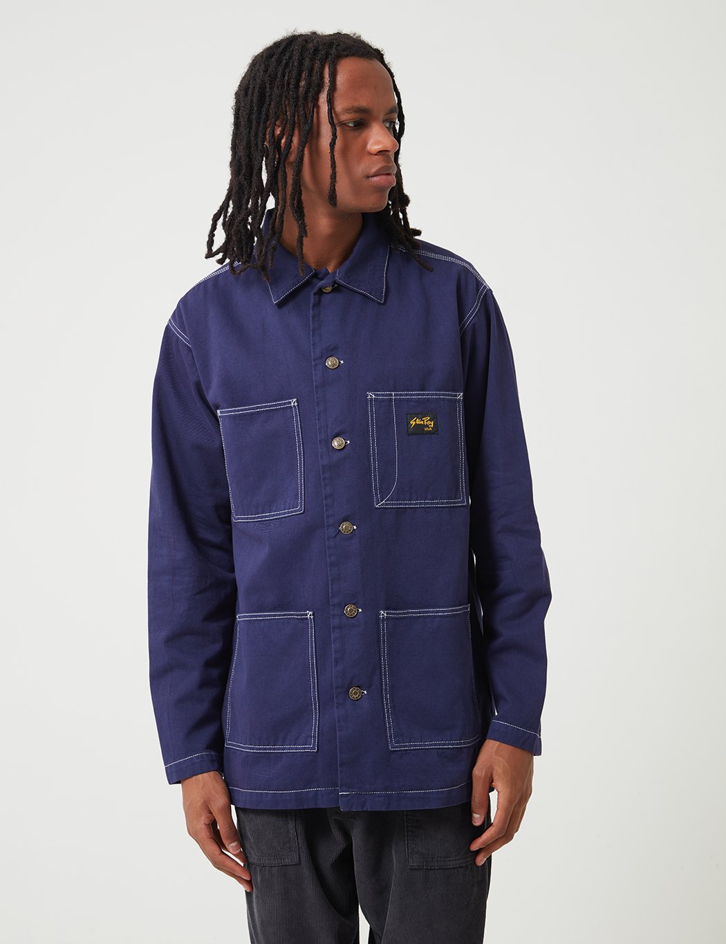 ライトブルー ジャケット サイズ38　クールカレアン　メアリー Rae Denim Jacket Mid Blue