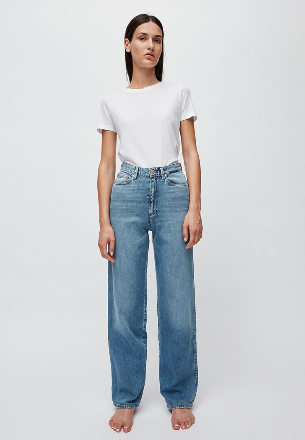 Armedangels Nessaa straight denim - light stone wash