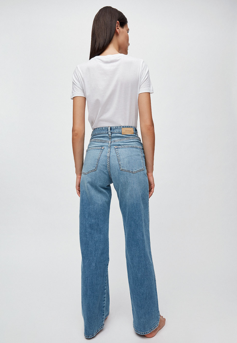 Armedangels Nessaa straight denim - light stone wash