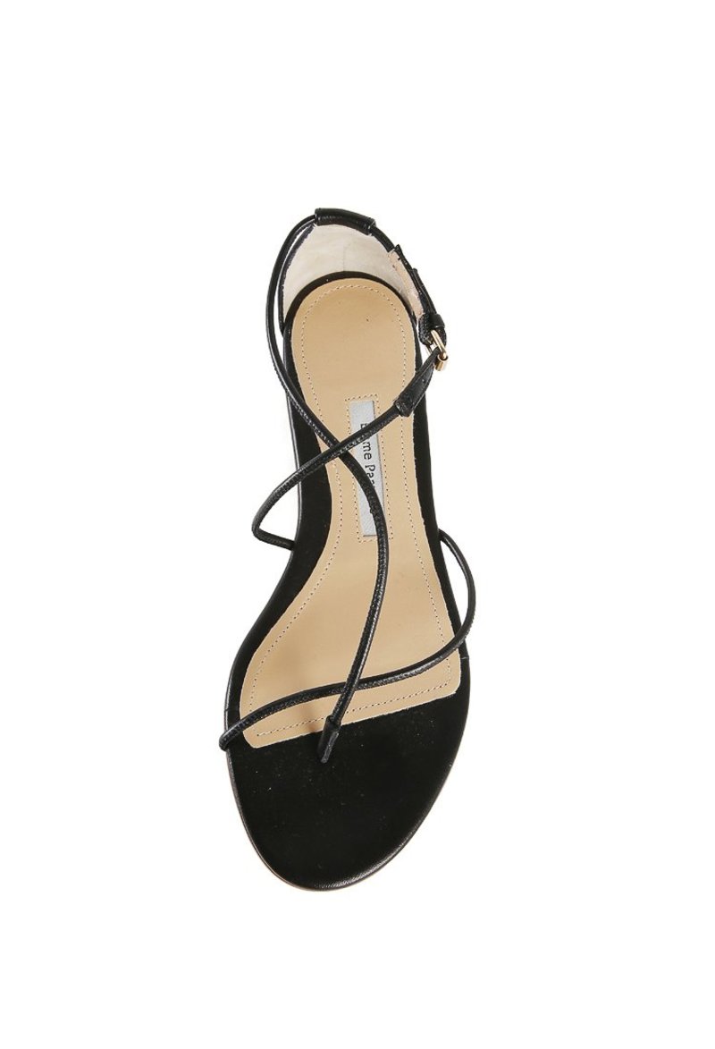 Emme Parsons String Sandal - Black | Garmentory