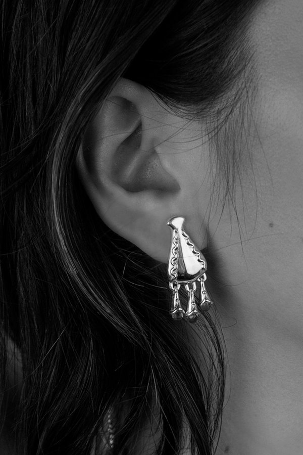 MM Druck Silver Diti Earrings - Silver MM Druck Silver Diti Earrings - Silver