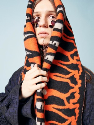 Henrik Vibskov Carrots Scarf - Orange | Garmentory