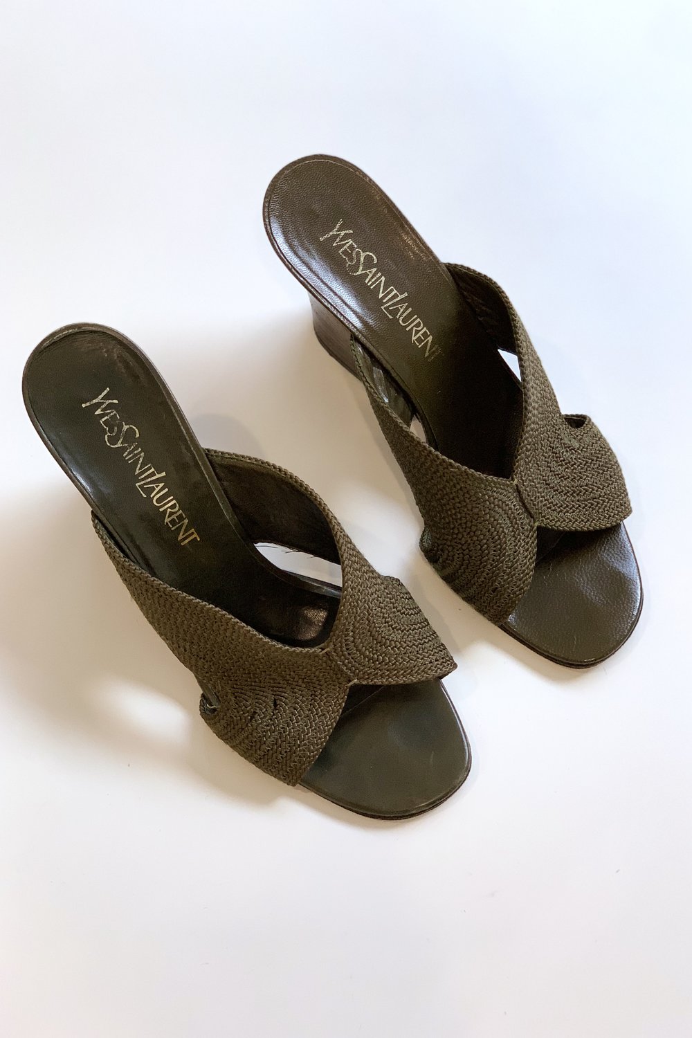 vintage ysl heels