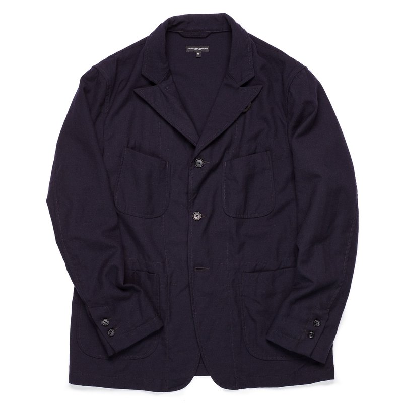 Engineered Garments NB Wool Uniform Serge Jacket - Dark Navy 