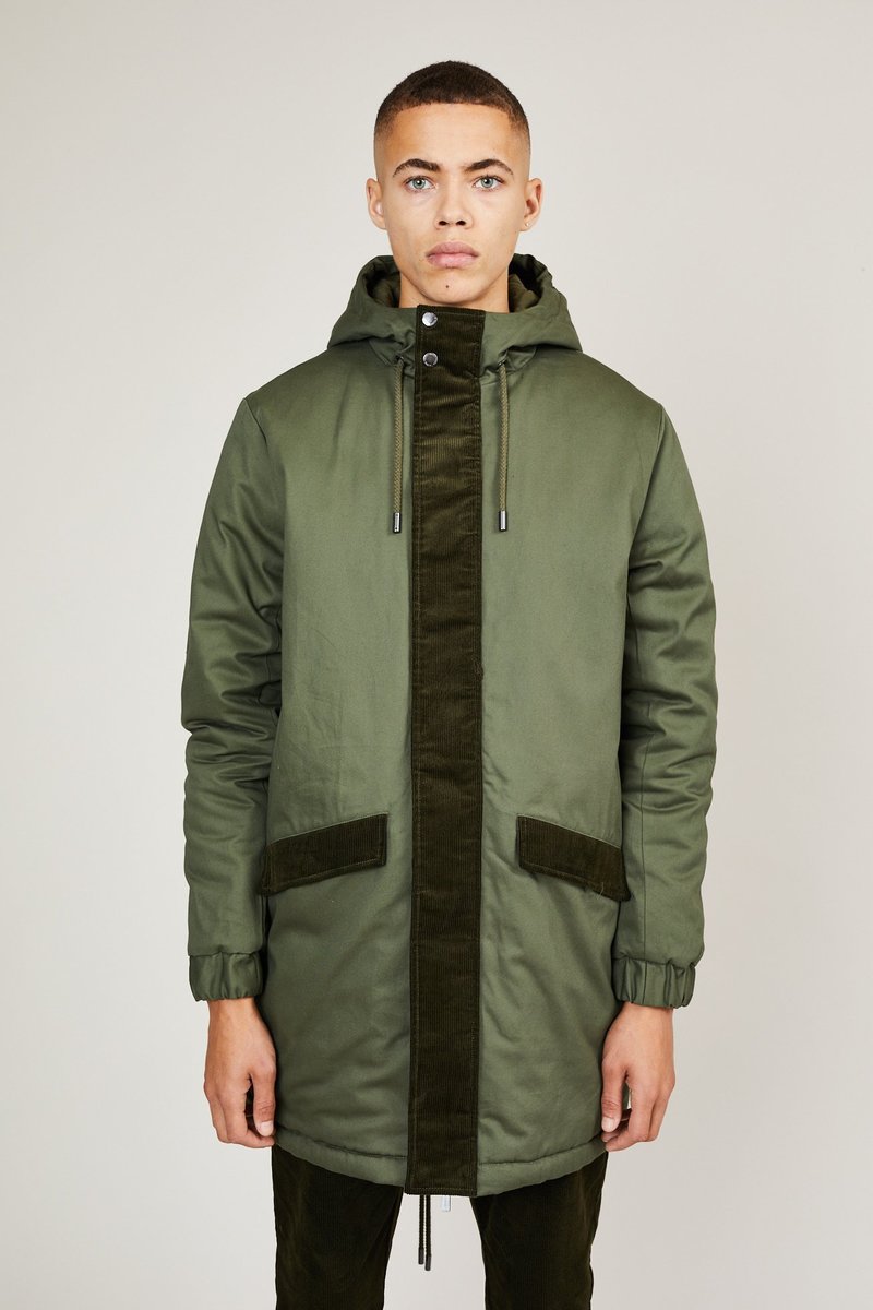 Native Youth Sherwood Parka Green Garmentory