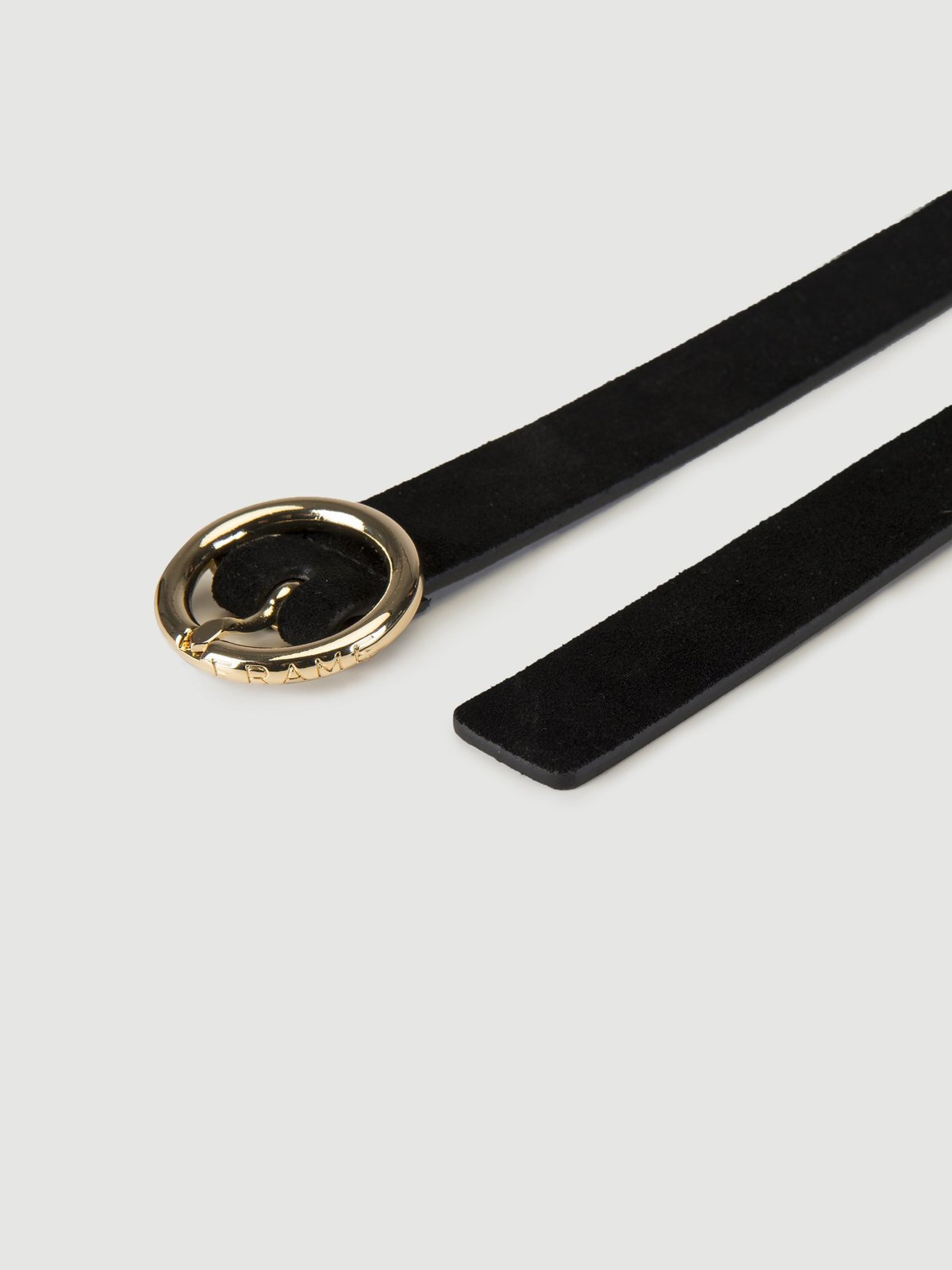 NEW FRAME le petit circle belt in noir noir-phoenix-mini-sphere-belt-  main image 2