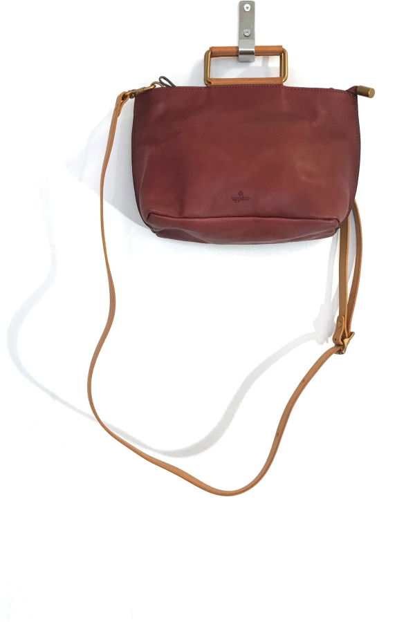 Uppdoo Joy Handle Small bag - Oxblood