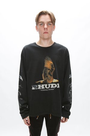 rhude almost home long sleeve