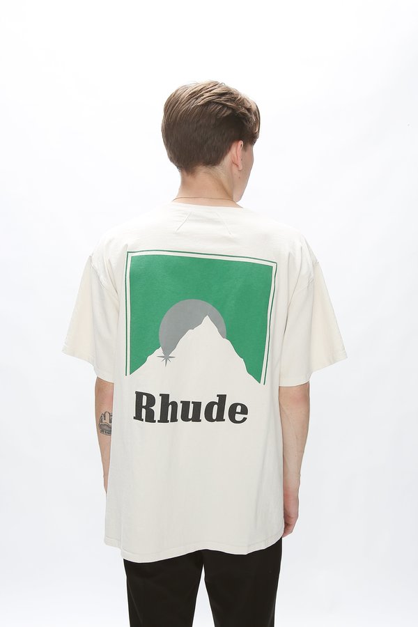 RHUDE Moonlight Logo T-Shirt - White 