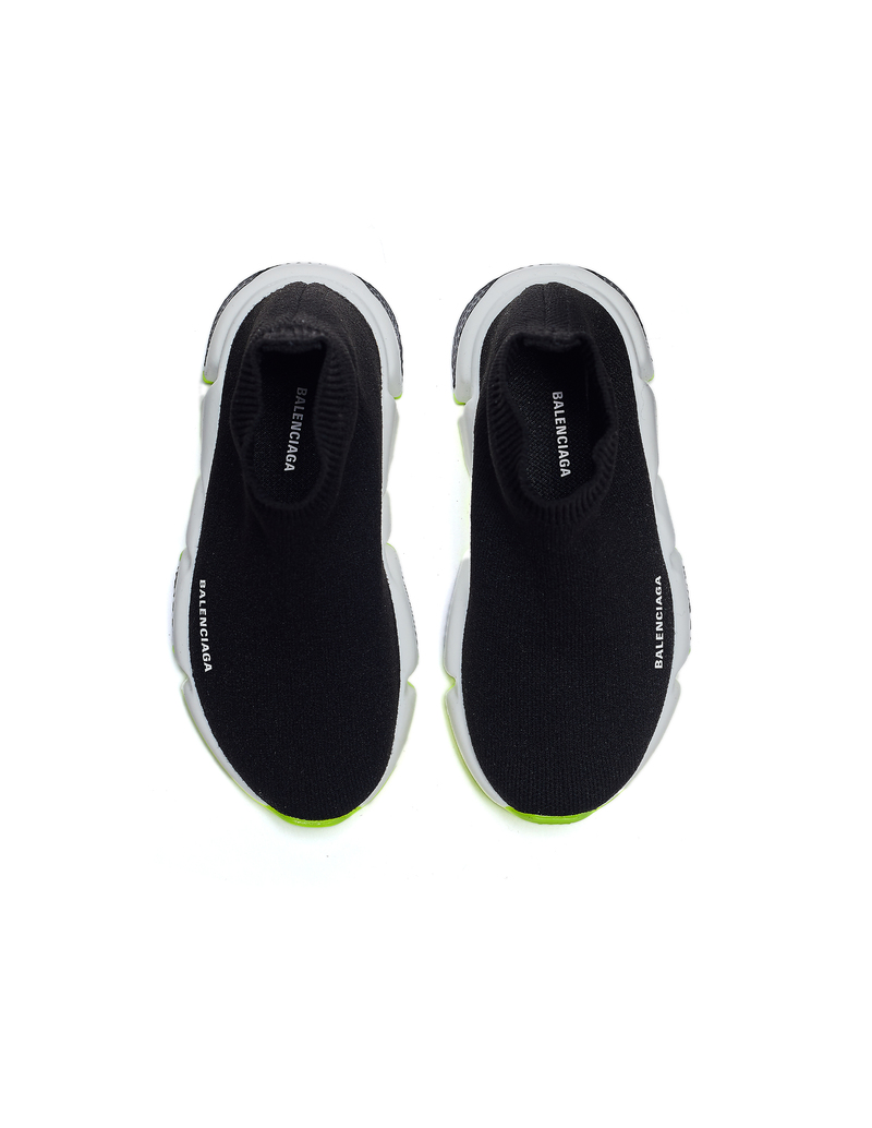 KIDS Balenciaga Speed Trainer Sneakers - Black | Garmentory