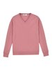 PURE CASHMERE NYC V Neck Sweater - Rose Pink - Thumbnail 2