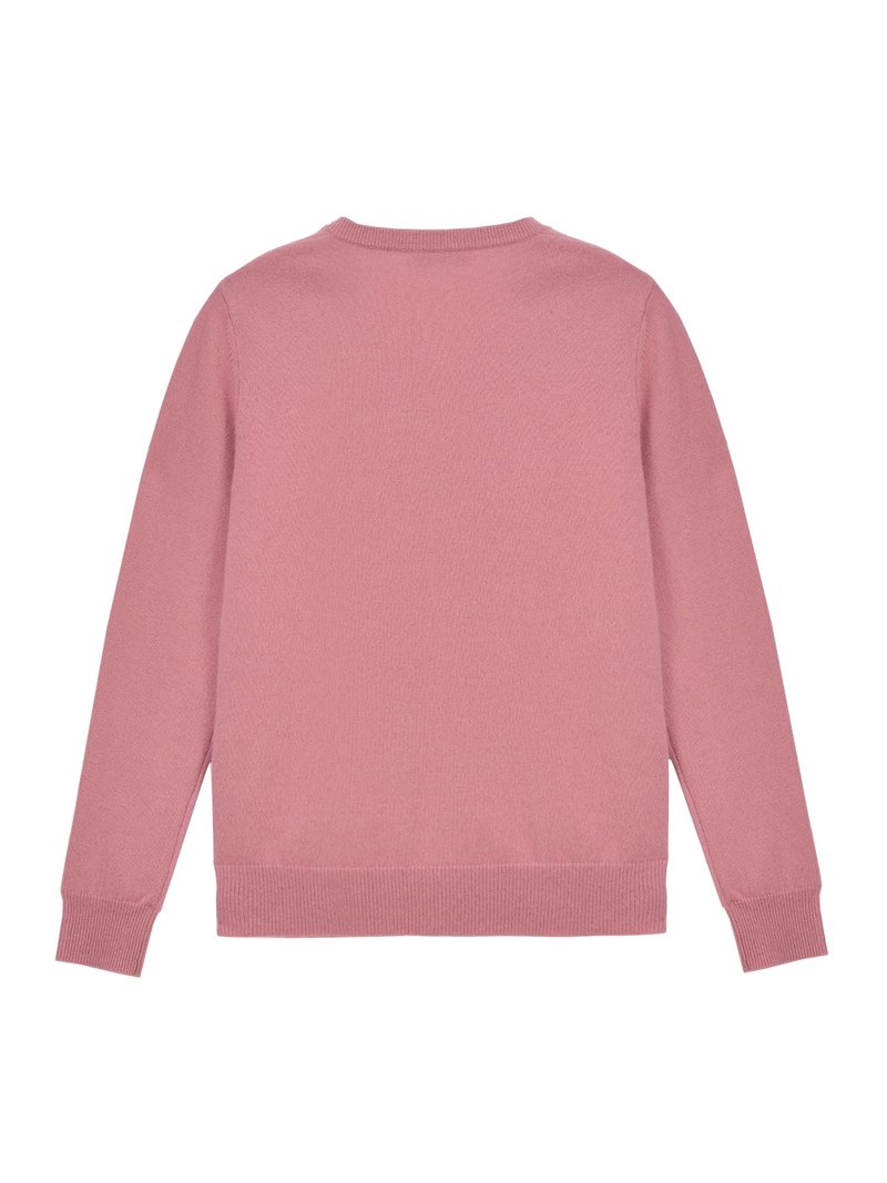 PURE CASHMERE NYC V Neck Sweater - Rose Pink