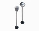 Natalia Criado Quartz Serving Set - Silver - Thumbnail 1