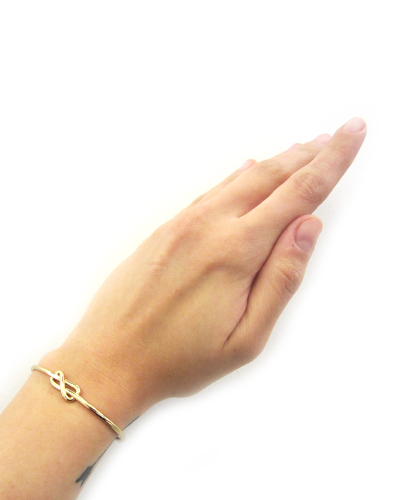 Gabriela Artigas Petite Knot Cuff Rose Gold Gabriela Artigas Petite Knot Cuff Rose Gold