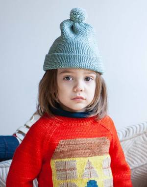 Kids Misha + Puff Garter Hat | Garmentory