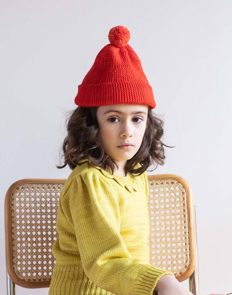 Kids Misha + Puff Garter Hat | Garmentory