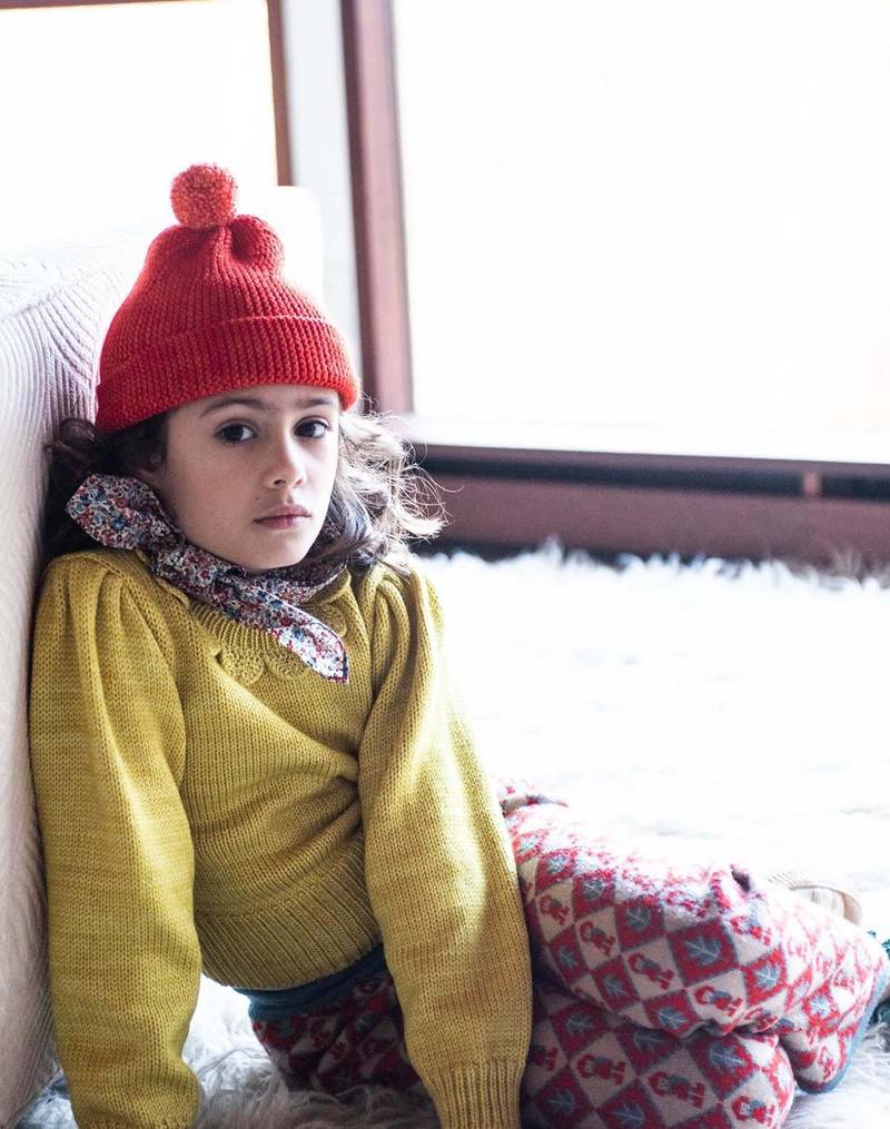 帽子 misha and puff Kids Misha & Puff Pointy Peak Hat - Spun Gold | Garmentory