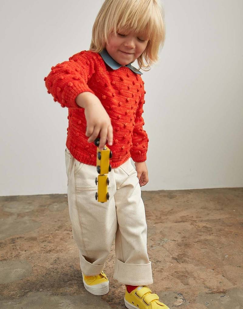 Kids Misha + Puff Popcorn Sweater | Garmentory
