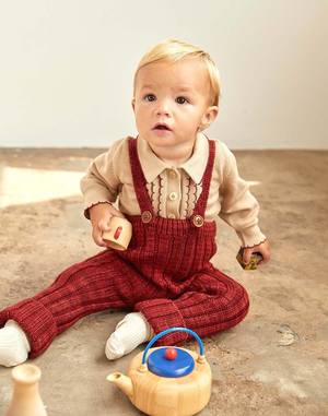 Kids Misha + Puff Ribbed Longies | Garmentory