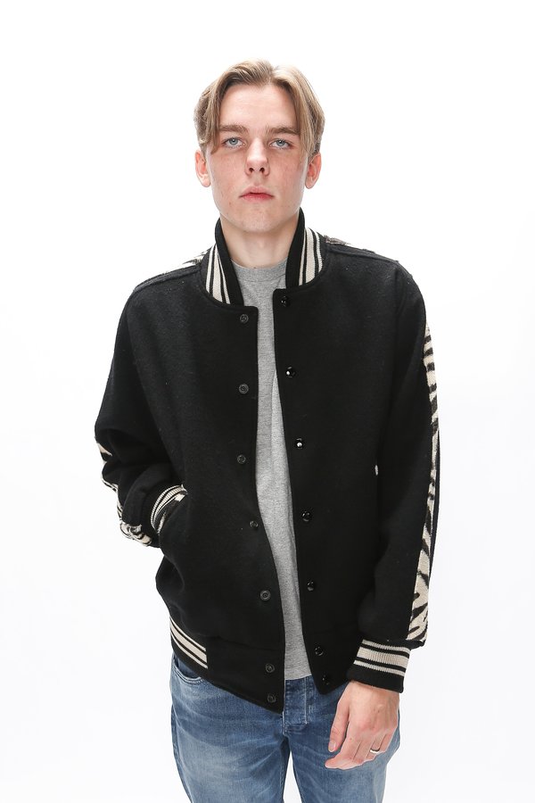 Needles Award Beaver Jacket - Black | Garmentory