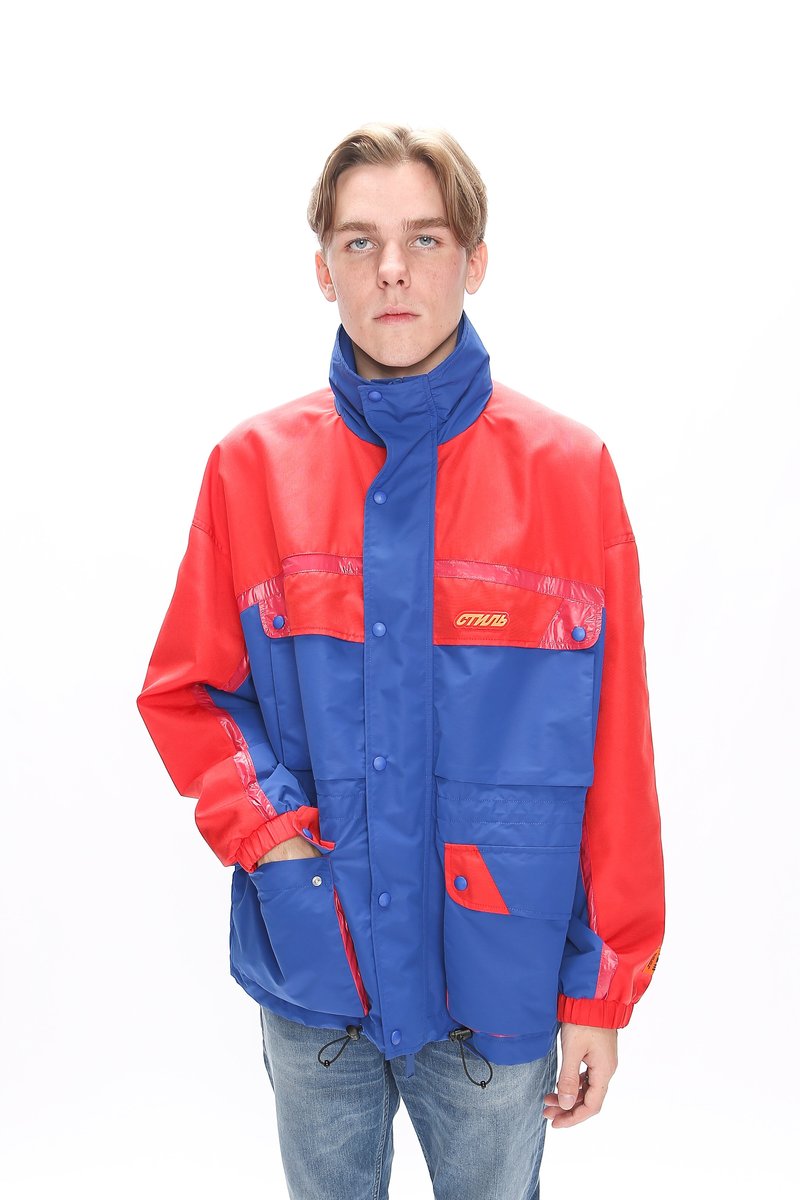HERON PRESTON トラックジャケット XL Heron Preston logo-stripe