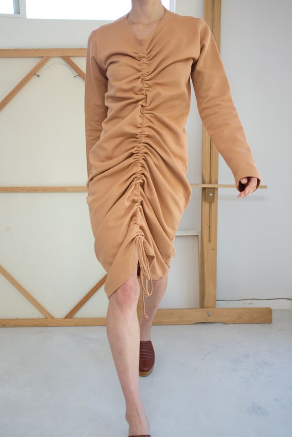 Baserange Alda Dress - Furano Brown Baserange Alda Dress - Furano Brown