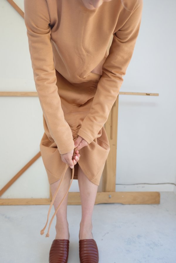 Baserange Alda Dress - Furano Brown Baserange Alda Dress - Furano Brown