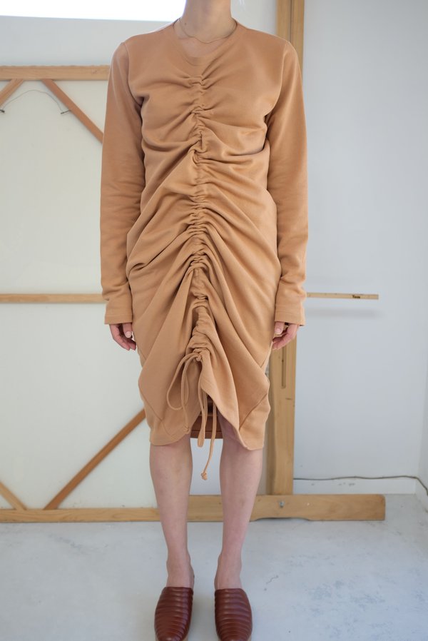 Baserange Alda Dress - Furano Brown Baserange Alda Dress - Furano Brown