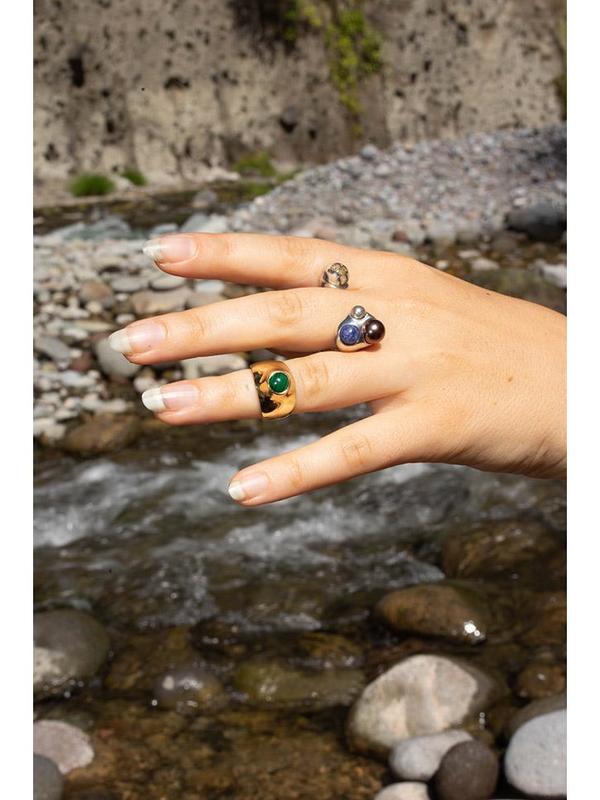 Quarry Grete Ring - Malachite Quarry Grete Ring - Malachite