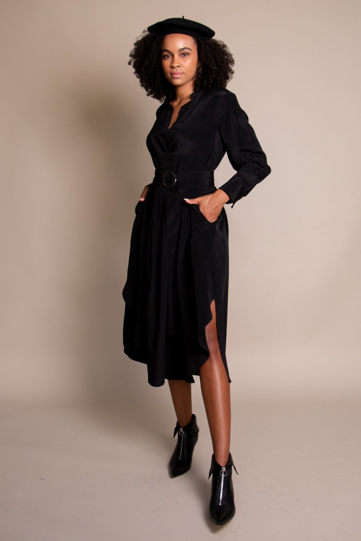 rachel comey black dress Corbin Dress Black / 00. / Feathered Chiffon