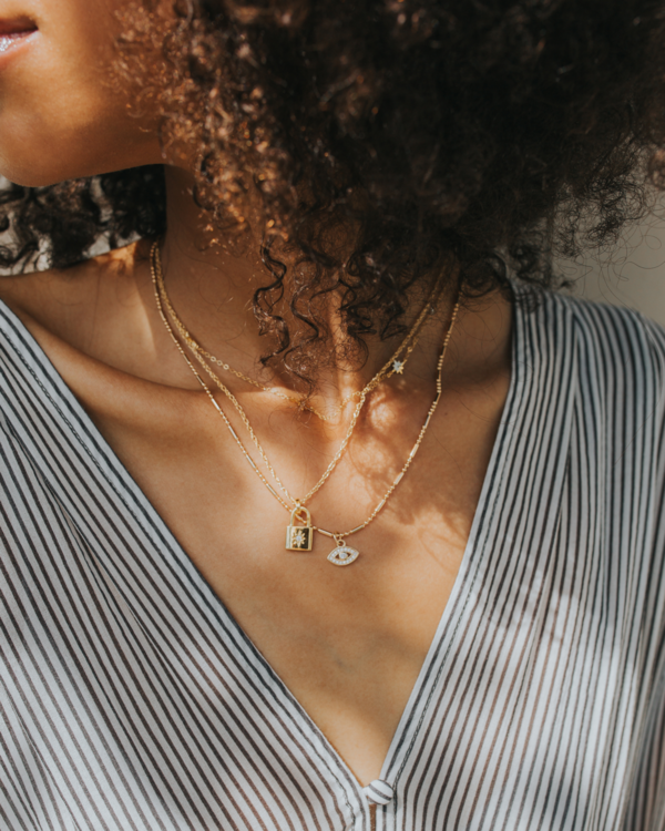 Mod + Jo Bright Eyed Pendant Necklace - Gold Filled Mod + Jo Bright Eyed Pendant Necklace - Gold Filled