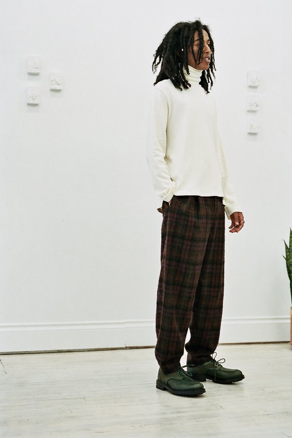 メンズ NICHOLAS DALEY PLEATED WESTERN TROUSER