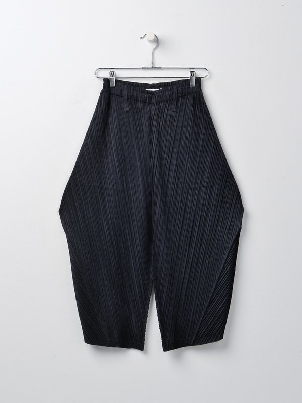 PLEATS PLEASE ISSEY MIYAKE PLEATS THICKER BOUNCE PANTS - BLACK