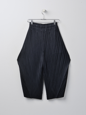 PLEATS PLEASE ISSEY MIYAKE PLEATS THICKER BOUNCE PANTS - BLACK