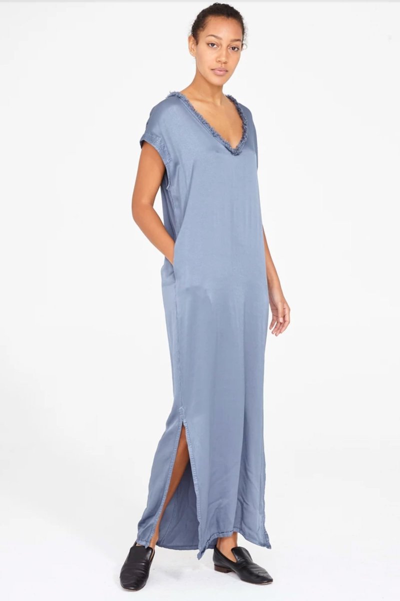 allegra satin maxi dress NEW! Allegra Dress Muted Satin Sweet Pea