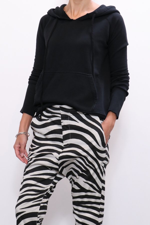 Nili Lotan Janie Hoodie - Washed Black Nili Lotan Janie Hoodie - Washed Black