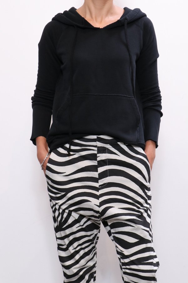 Nili Lotan Janie Hoodie - Washed Black Nili Lotan Janie Hoodie - Washed Black