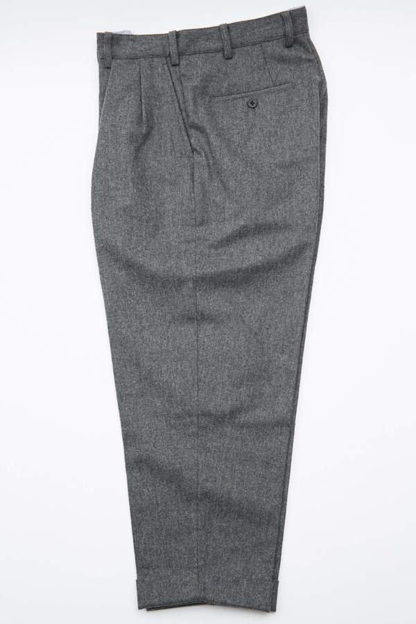 BEAMS PLUS 2Pleats Flannelフランネル ウール　S BEAMS PLUS（ビームス プラス）2Pleats Flannel（パンツ
