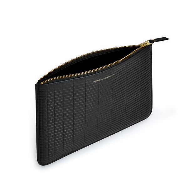 Comme des Garçons Large Pouch - Embossed Brick/Black Comme des Garçons Large Pouch - Embossed Brick/Black