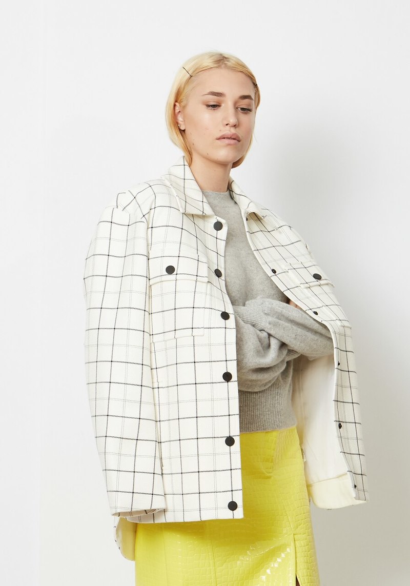 Tibi Windowpane Workmen Coat