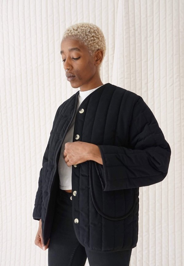 Textilehaus Quilted Jacket - Black