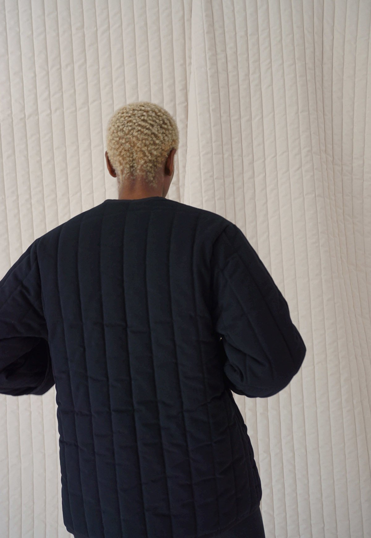 Textilehaus Quilted Jacket - Black - Image 2 of 4