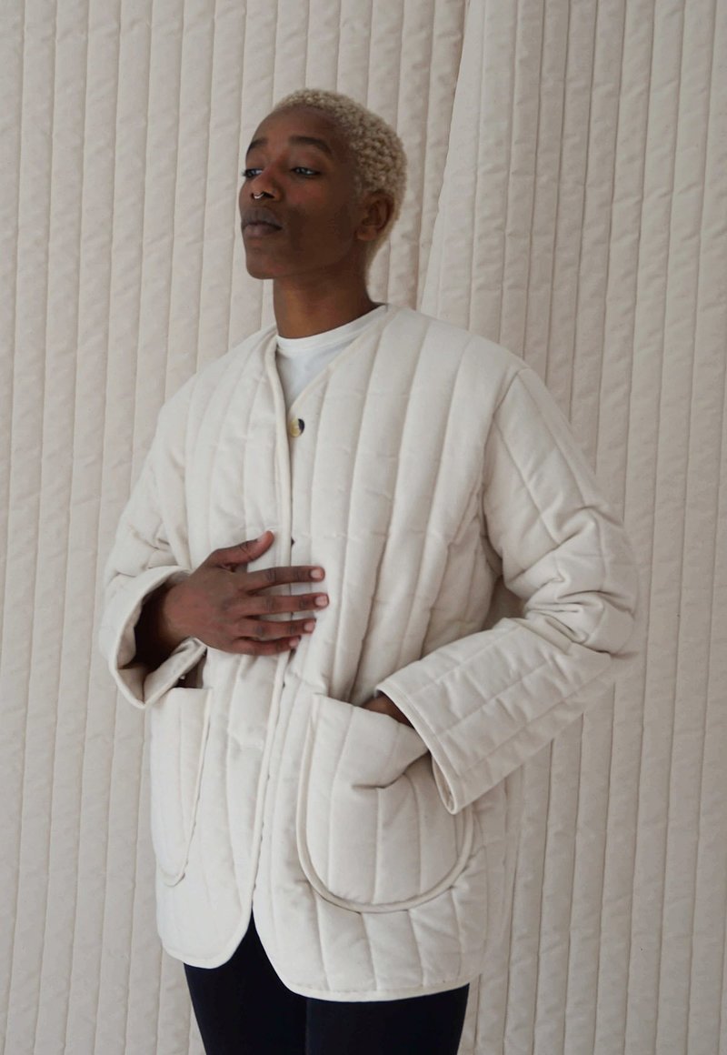 Textilehaus Quilted Jacket - Cream