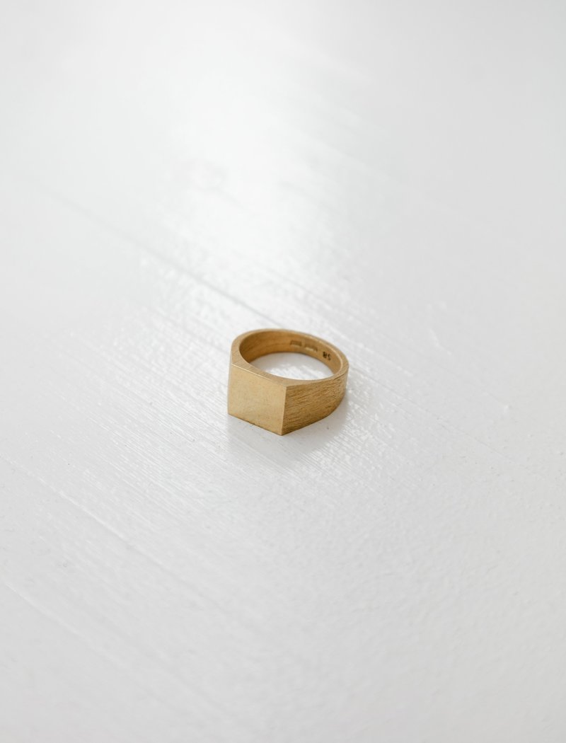 All Blues Platform Ring - Gold | Garmentory