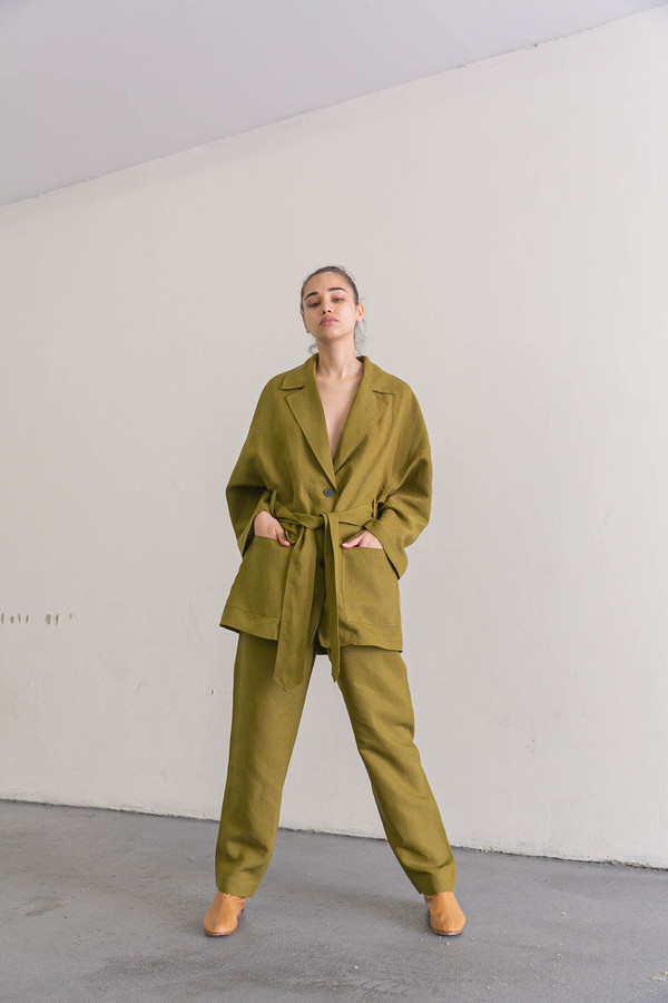 MARA HOFFMAN ATTICUS JACKET - OLIVE MARA HOFFMAN ATTICUS JACKET - OLIVE